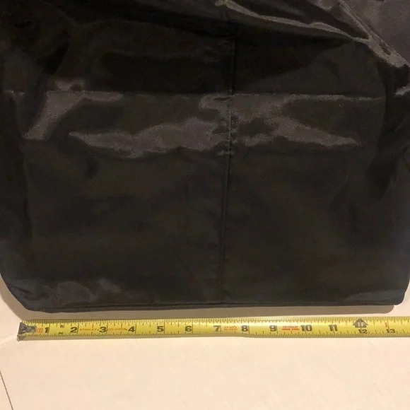 NIB heavy duty shopping cart liner in black nylon top flap Velcro closure - Picture 5 of 13